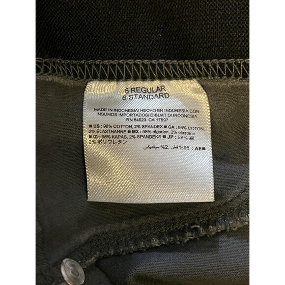 Old Navy Jeans Womens 6 Gray Rockstar Mid-Rise Skinny Jeggings Pull-On Stretch - Picture 8 of 8